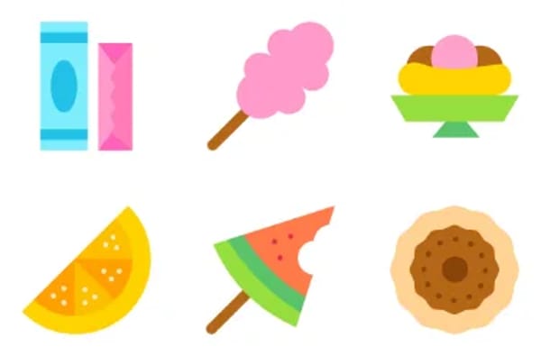 Desserts and Candies Icons