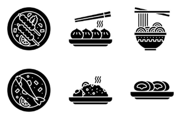 Chinese Food Icons