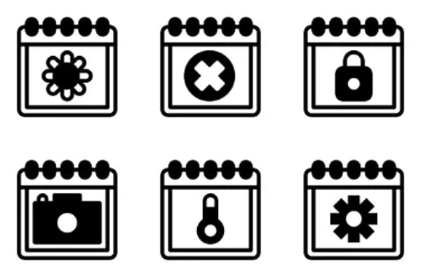 Calendars Icons