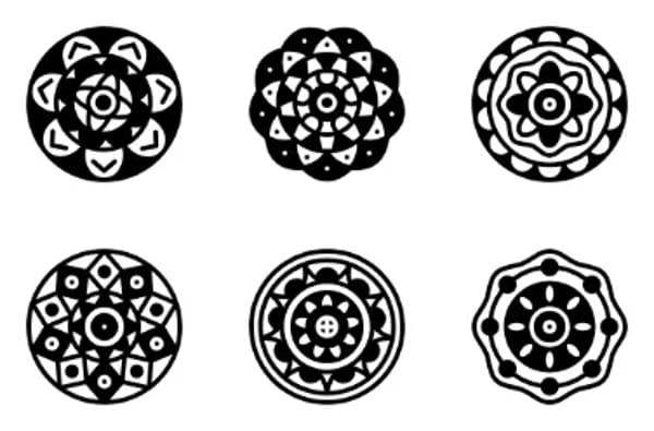 Icônes mandalas