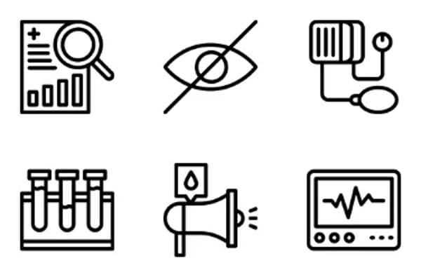 Diabetes Icons