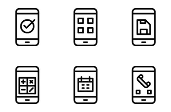 Ícones de aplicativo android