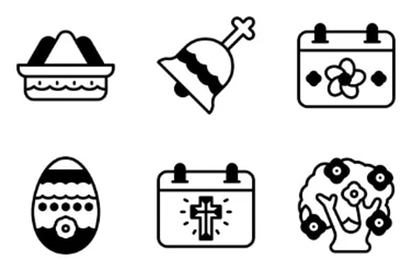 Events of Spring Icons