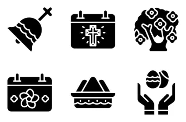Events of Spring Icons