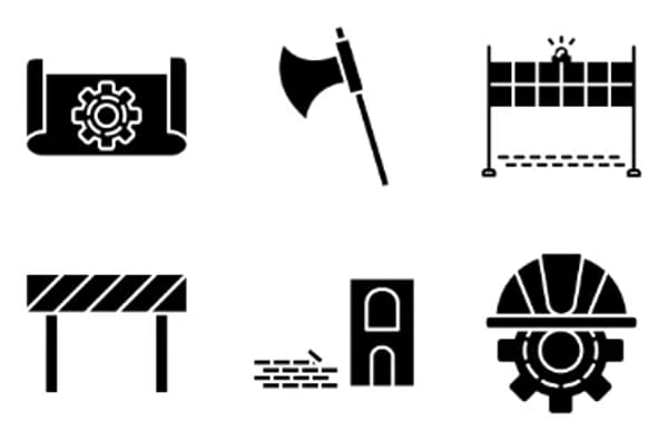 Tag der Arbeit-Icons