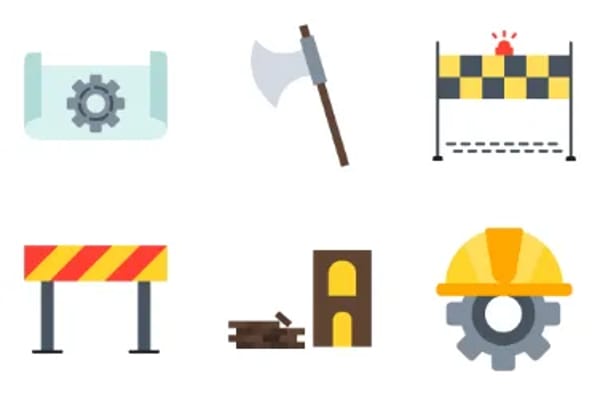 Iconos de Día del trabajo