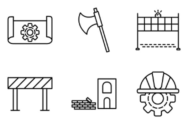 Tag der Arbeit-Icons