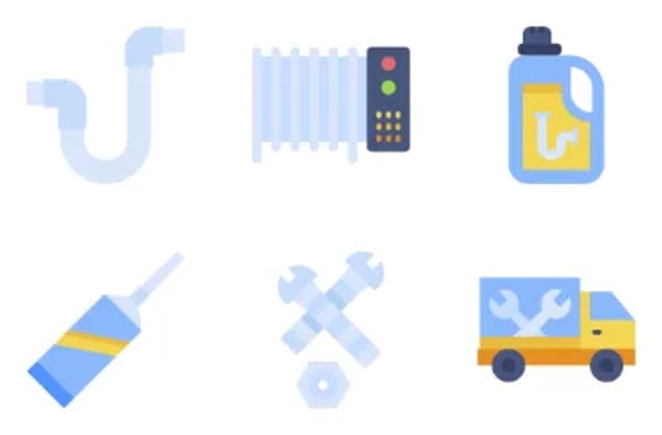 Klempner-Icons