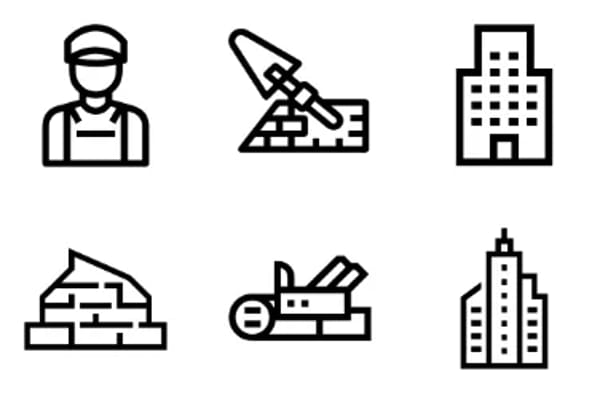 Building Construction Icons
