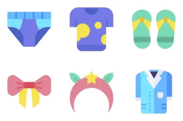 Spring Clothes Icons