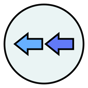 left right arrows icon