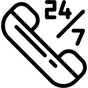 24/7 support icon