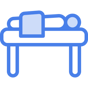 physiotherapy table icon