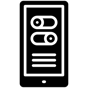 mobile settings icon