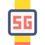5g smartwatch icon