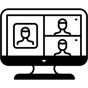 video conferencing icon