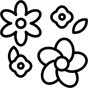 spring flowers icon