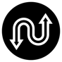 zigzag path icon