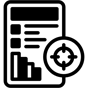business data analysis icon