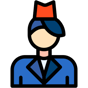 flight attendant icon