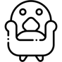 baby chair icon
