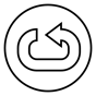 back arrow icon