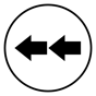 back arrow icon