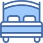 double bed icon