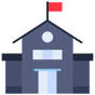 school building icon