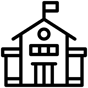 school building icon