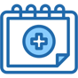 medical calendar icon
