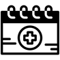 medical calendar icon