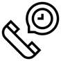 24/7 phone service icon