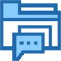 chat folder icon