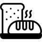 ciabatta bread icon