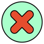 reject icon