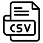 csv file icon