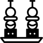 cured meat icon