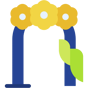 floral arch icon
