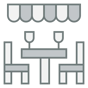 dinner table icon