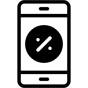 mobile discount icon