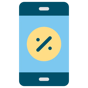mobile discount icon