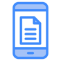 mobile document icon