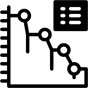 downward trend icon