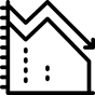 downward trend icon