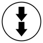 down arrow icon
