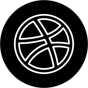 dribbble logo icon