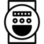 electric meter icon