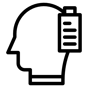 exhausted mind icon
