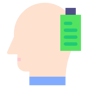 exhausted mind icon